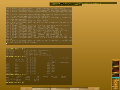 Mandrake Linux 9.1, running Fluxbox in geek mode ;-)