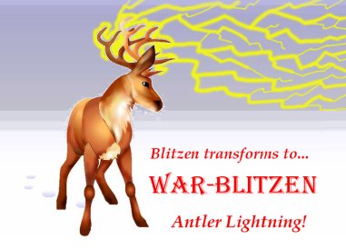 war-blitzen antler lightning