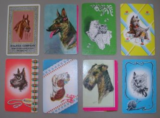 animal playing card backs