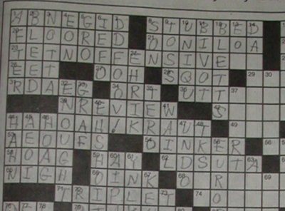  Crossword Puzzles on Can Make That Crossword Puzzle Bend To My Will