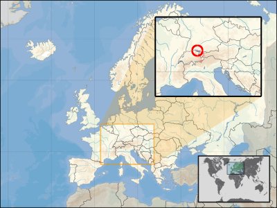 location of buchhorn in europe