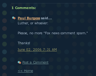 fox news comment spam no more