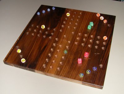 Old Board Games with Marbles