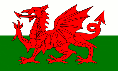 welsh red dragon flag