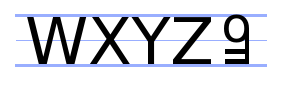 W X Y Z Key
